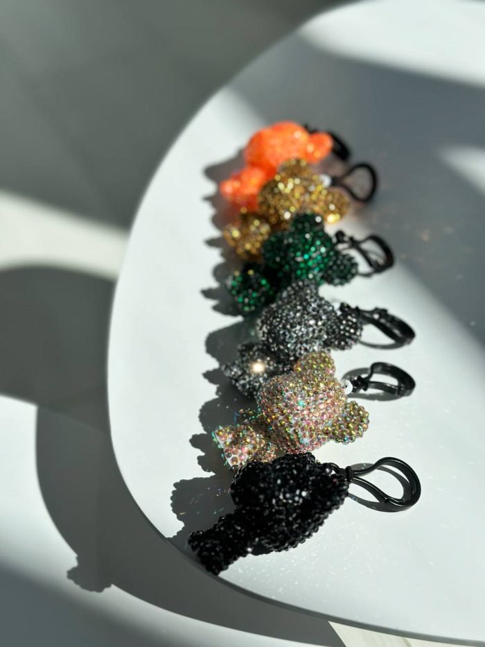 Ours en Strass Cristal à Coller – Figurine Étincelante pour Décoration - Moshibear