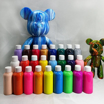 Bouteille de peinture fluorescente - Moshibear